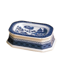 Load image into Gallery viewer, Blue Canton Salt Dish by Mottahedeh
