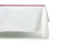 Load image into Gallery viewer, Geranio Embroidered Rectangular Tablecloth
