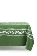 Load image into Gallery viewer, Cosmo Olive Rectangular Tablecloth
